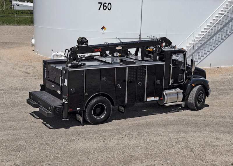 custom service truck for construction comany is Canada