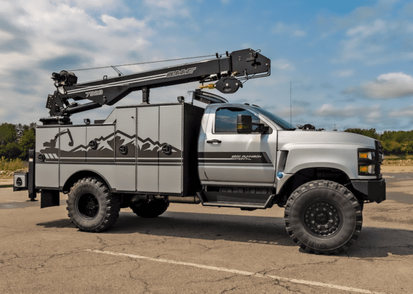 4x4 service truck body mining industry service trucks