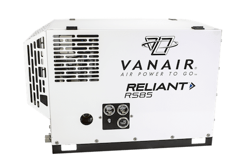 Service truck Equipment: VANAIR aboove deck air compressor gallery 1