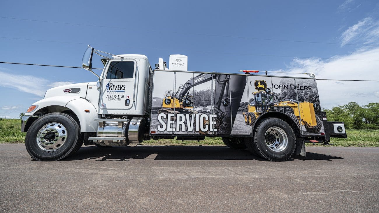 10 Series service truck bodies for equipment dealers