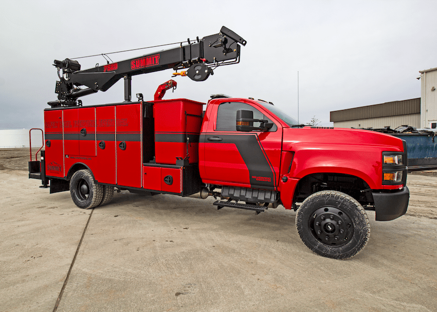 man bucket truck conexpo 2020