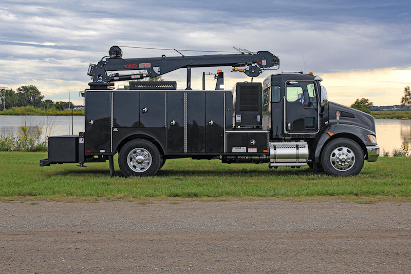 custom welding service truck for 2017 conexpo