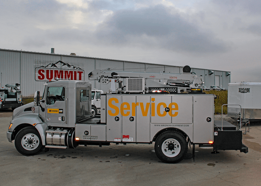 wagner equipment welding service truck for mine equipment