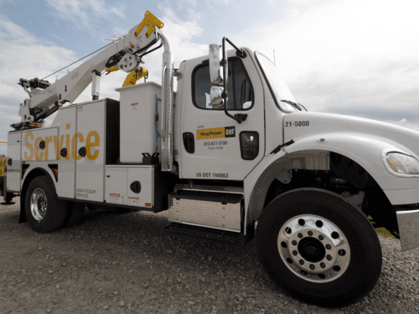 Ring Power Caterpillar custom 9-Series man bucket truck