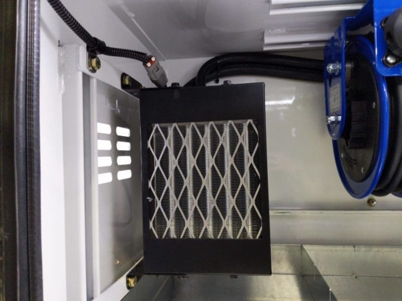 red dot heater for utlity truck compartments - gallery