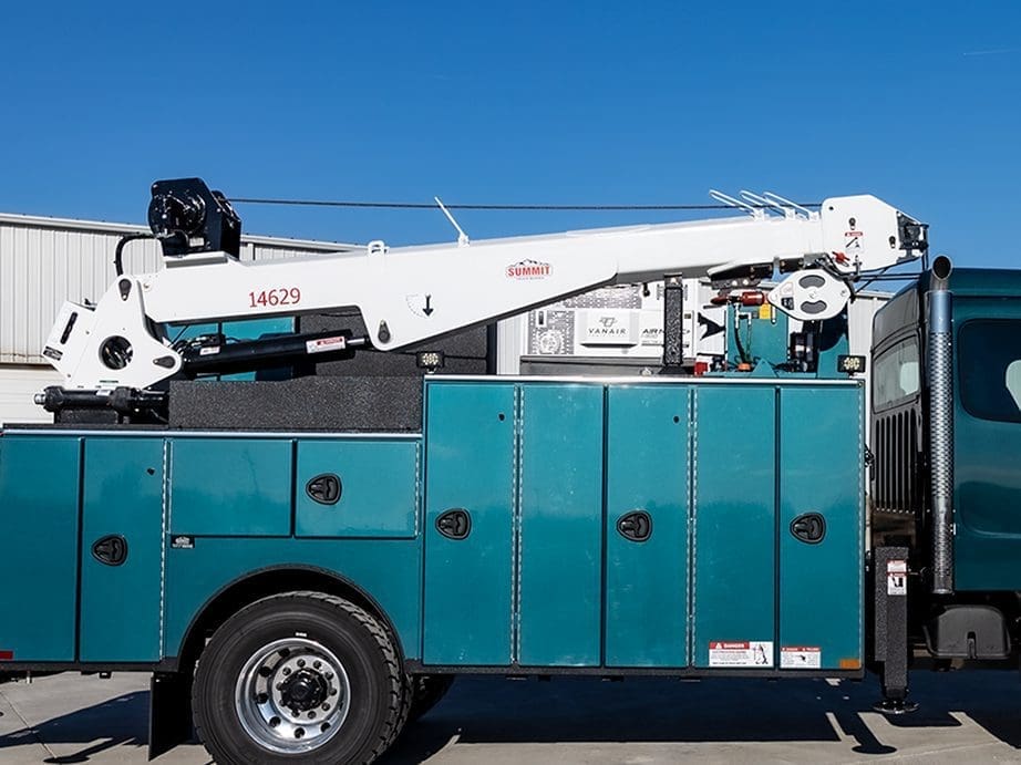 14629 crane 14K hydraulic telescopic service crane