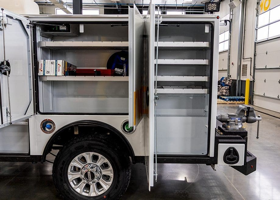 truck body storage compartments