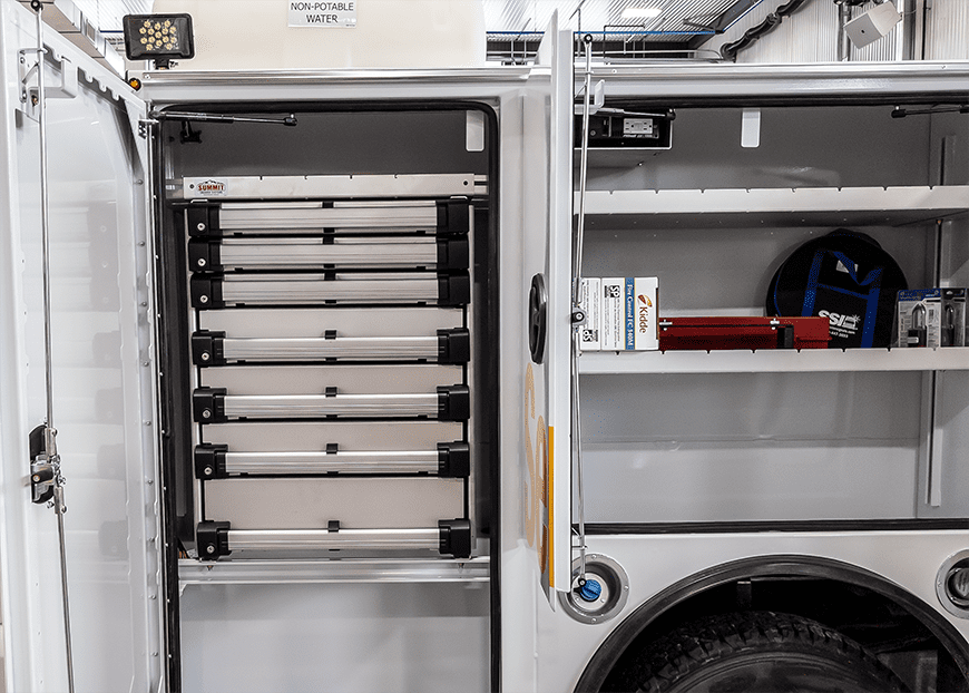 tool drawer packs for small truck body