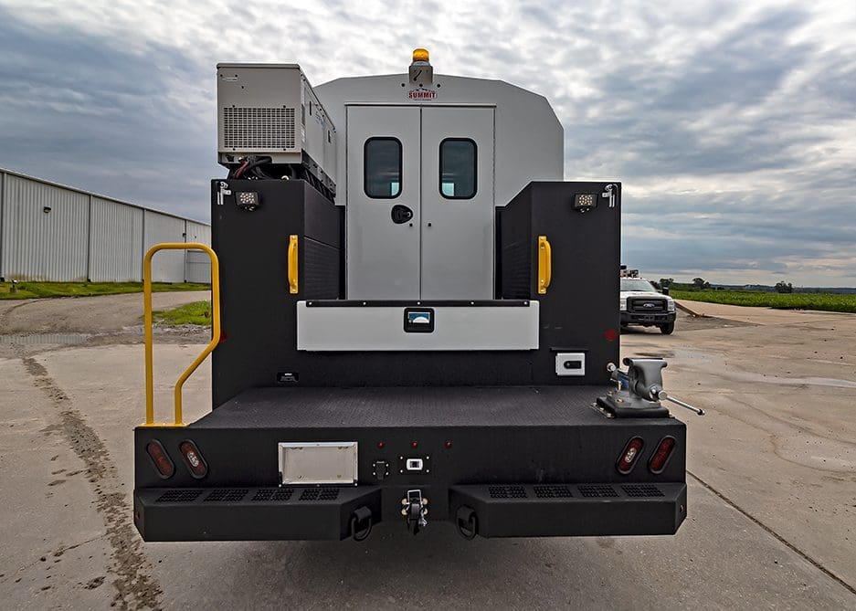 custom bumper for service truck canopy body