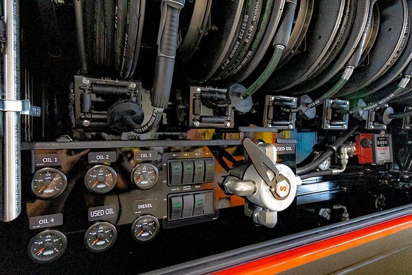 lube systems control panel